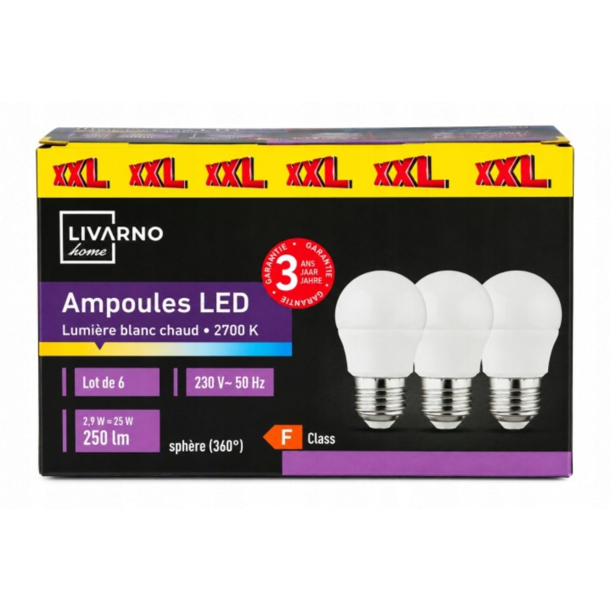uUEgyGMuu1qO8KbXbpEkNp3eF8TTMaxzan5yqOVo.jpg Livarno Lampadina LED 470 lm 2700K Bianco Caldo 40W Equivalenti Set 6 Pezzi - immagine 1