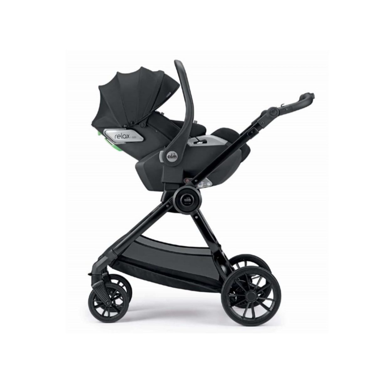 Cam Relax i-Size Seggiolino Auto Ovetto 40-87 cm Nero per Dinamico e Fluido - immagine 5