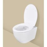 Livarno Home Asse WC Bianco 37x45 cm Duroplast Chiusura Soft Close Sgancio Rapid - immagine 5