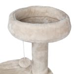 Zoofari Tiragraffi Albero Gatti Sisal Cuccia Accogliente 115 cm Cinque Livelli - immagine 4