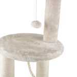 Zoofari Tiragraffi Albero Gatti Sisal Cuccia Accogliente 115 cm Cinque Livelli - immagine 2