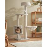 Zoofari Tiragraffi Albero Gatti Sisal Cuccia Accogliente 115 cm Cinque Livelli - immagine 6