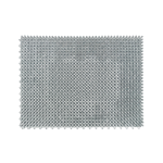 Vesna Tappetino Modulare in PVC 43x58 cm Zerbino Raschiante Grigio Chiaro