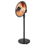 Bimar HR320 Sole Mio Stufa Carbonio 1000W Parabola 40cm Oscillante Nera - immagine 4
