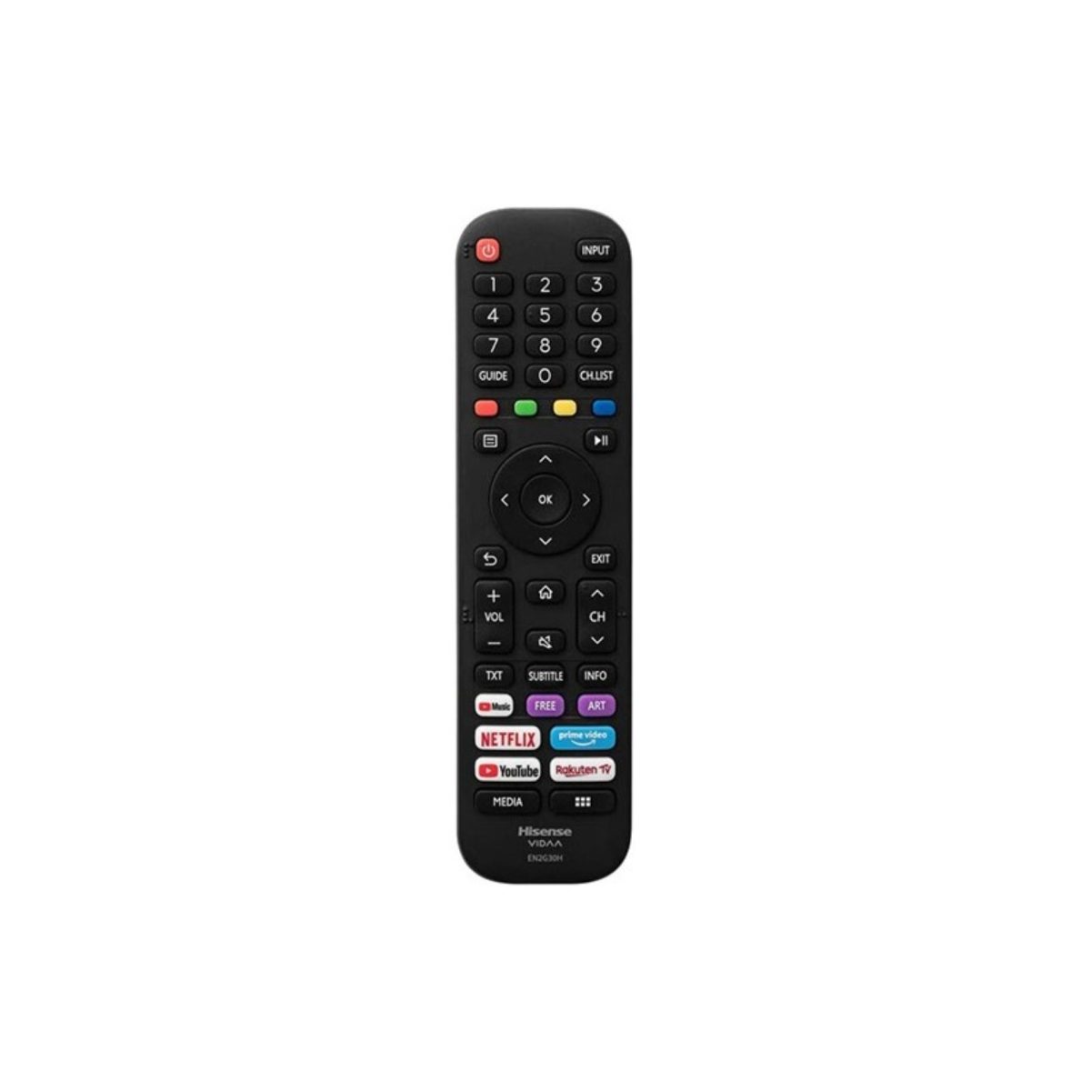 Hisense Telecomando Smart TV EN2G30H AN4509-P01 Tasti Diretti Streaming VIDAA IR - immagine 2