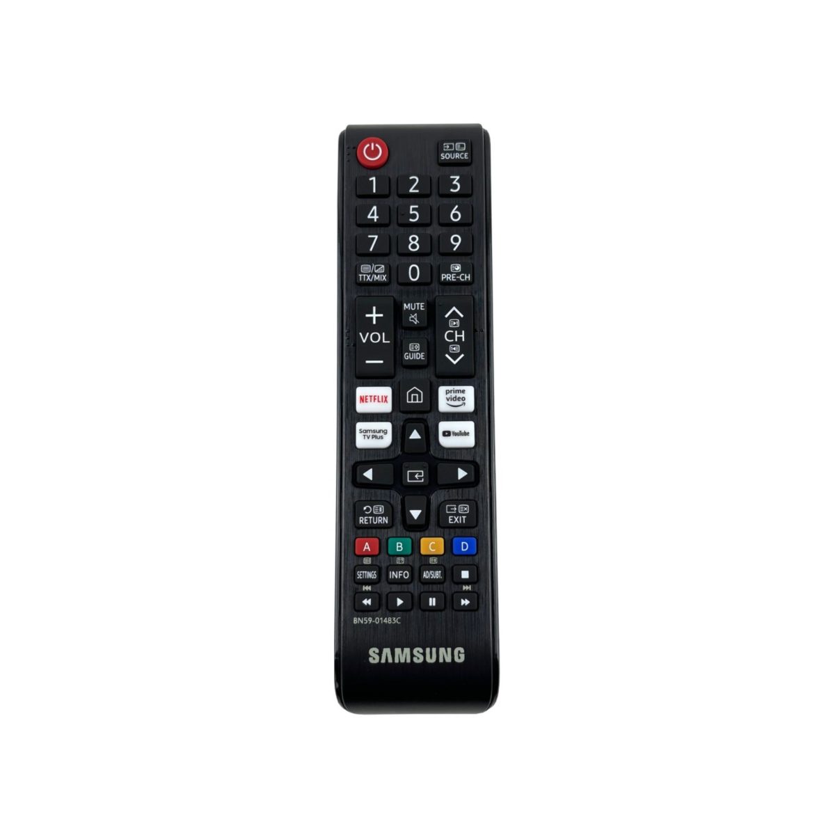 F7uTe7OFKK50nQTJRmteX3v23RaxOmDbz6idfe0D.jpg Samsung Telecomando TV BN59-01483C Ricambio Originale Infrarossi 44 Tasti Nero - immagine 1
