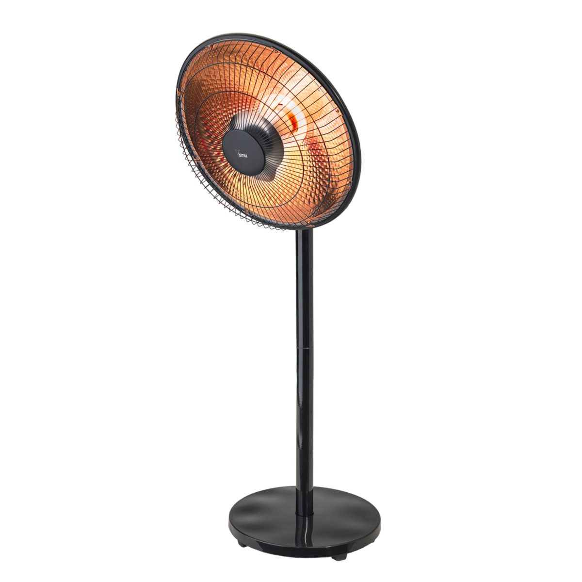 Bimar HR320 Sole Mio Stufa Carbonio 1000W Parabola 40cm Oscillante Nera - immagine 3