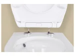 Livarno Home Asse WC Bianco 37x45 cm Duroplast Chiusura Soft Close Sgancio Rapid - immagine 7