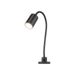 Livarno Lampada da Tavolo LED 3000K 40cm Braccio Flessibile Bianca Calda