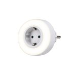 Livarno Luce Notturna LED Presa Passante Sensore Crepuscolare 3 Colori 1076BLC