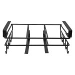 Livarno Organizer da Cucina in Metallo Nero 30x11x37 cm Salvaspazio Portaoggetti - immagine 2