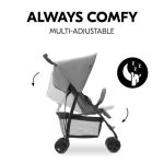 Hauck Passeggino Buggy Sport Leggero Reclinabile Grigio Cinture 5 Punti 15 kg - immagine 3
